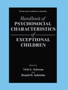 Handbook of Psychosocial Characteristics of Exceptional Children