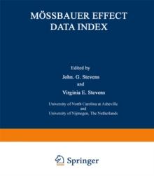 Mossbauer Effect Data Index : Covering the 1976 Literature