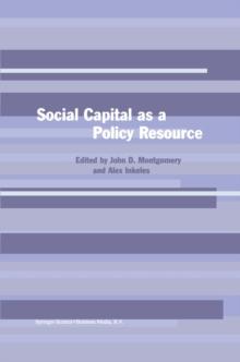 Social Capital as a Policy Resource