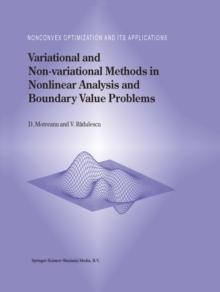 Variational and Non-variational Methods in Nonlinear Analysis and Boundary Value Problems