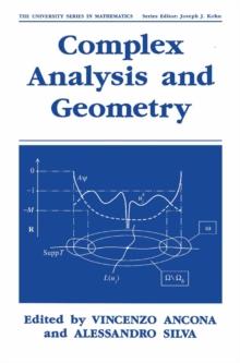 Complex Analysis and Geometry