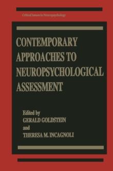 Contemporary Approaches to Neuropsychological Assessment