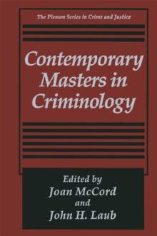 Contemporary Masters in Criminology