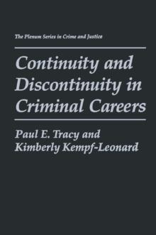 Continuity and Discontinuity in Criminal Careers