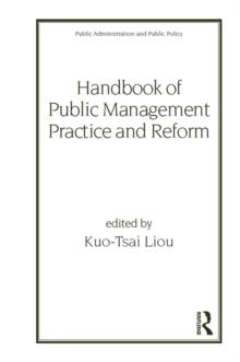 Handbook of Public Management Practice and Reform