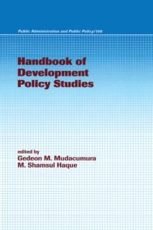 Handbook of Development Policy Studies