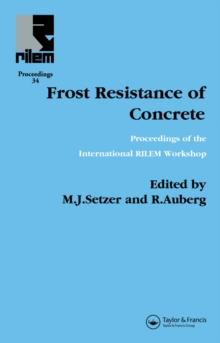 Frost Resistance of Concrete