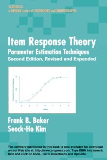 Item Response Theory : Parameter Estimation Techniques, Second Edition