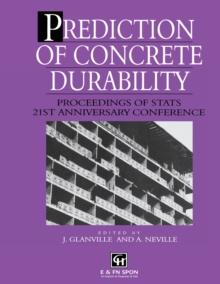 Prediction of Concrete Durability : Proceedings of STATS 21st anniversary conference