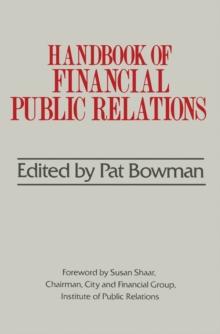 Handbook of Financial Public Relations