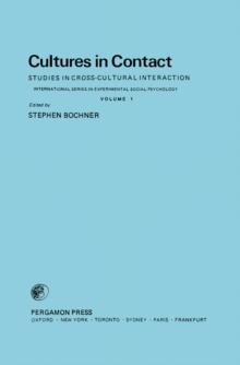 Cultures in Contact : Studies in Cross-Cultural Interaction