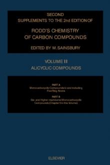 Alicyclic Compounds : Monocarbocyclic Compounds to and Including Five Ring Atoms, Six- and Higher-Membered Monocarbocyclic Compounds (Partial: Chapter 5 in This Volume)