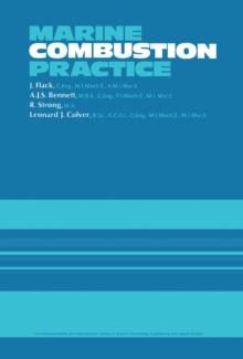 Marine Combustion Practice : The Commonwealth and International Library: Marine Engineering Division