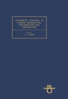 Automatic Control in Power Generation, Distribution and Protection : Proceedings of the IFAC Symposium, Pretoria, Republic of South Africa, 15-19 September 1980