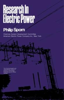 Research in Electric Power : The Commonwealth and International Library: Applied Electricity and Electronics Division