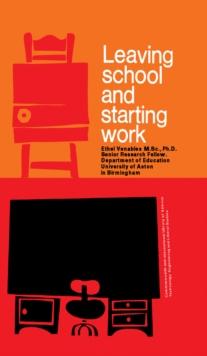 Leaving School and Starting Work : The Commonwealth and International Library: Problems and Progress in Development