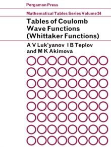 Tables of Coulomb Wave Functions : Whittaker Functions