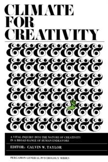 Climate for Creativity : Report of the Seventh National Research Conference on Creativity