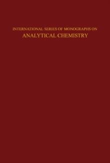 Atomic-Absorption Spectrophotometry : International Series of Monographs in Analytical Chemistry