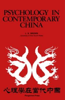 Psychology in Contemporary China