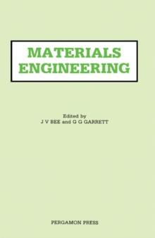 Materials Engineering : Proceedings of the First International Symposium, University of the Witwatersrand, Johannesburg, South Africa, November 1985