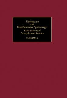 Fluorescence and Phosphorescence Spectroscopy : Physicochemical Principles and Practice