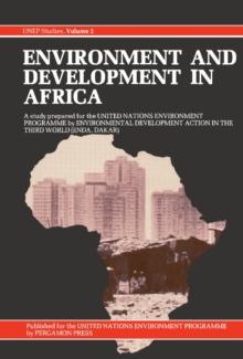 Environment and Development in Africa : UNEP Studies