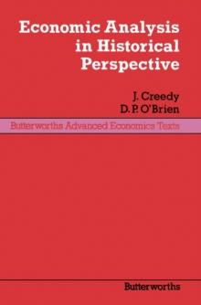 Economic Analysis in Historical Perspective : Butterworths Advanced Economics Texts