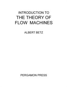 Introduction to the Theory of Flow Machines