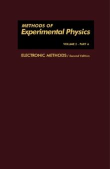 Electronic Methods : Methods of Experimental Physics