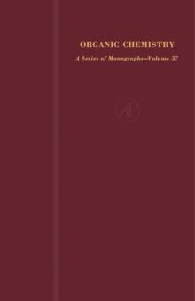 Reactions of Organosulfur Compounds : Organic Chemistry: A Series of Monographs, Vol. 37