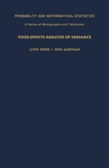 Fixed Effects Analysis of Variance