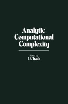 Analytic Computational Complexity