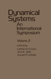 Dynamical Systems : An International Symposium