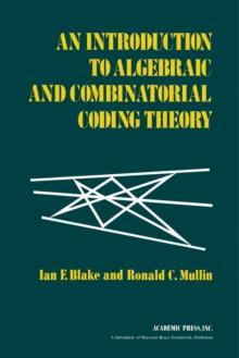 An Introduction to Algebraic and Combinatorial Coding Theory