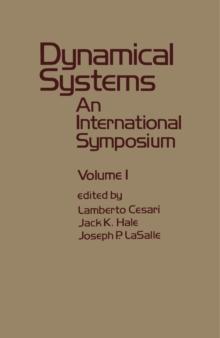 Dynamical Systems : An International Symposium