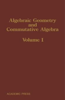 Algebraic Geometry and Commutative Algebra : In Honor of Masayoshi Nagata