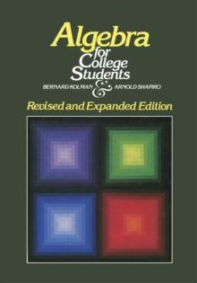 Algebra for College Students