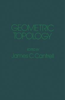 Geometric Topology