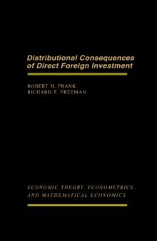 Distributional Consequences of Direct Foreign Investment