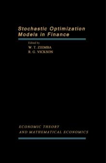 Stochastic Optimization Models in Finance