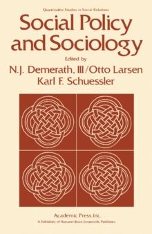 Social Policy and Sociology