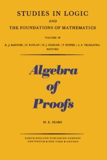 Algebra of Proofs