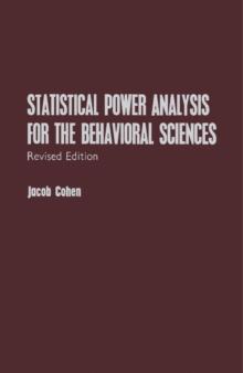 Statistical Power Analysis for the Behavioral Sciences