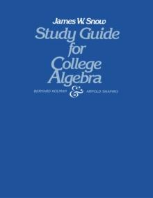 Study Guide for College Algebra