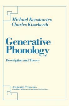 Generative Phonology : Description and Theory