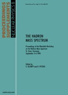 The Hadron Mass Spectrum : Proceedings of the Rheinfels Workshop on the Hadron Mass Spectrum, St. Goar, Germany September 3-6 1990