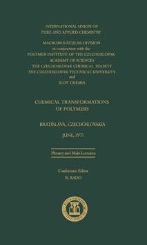 Chemical Transformations of Polymers