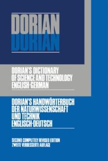 Dictionary of Science and Technology : English-German