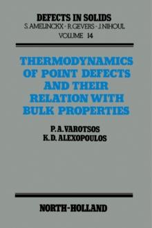 Thermodynamics of Point Defects and Their Relation with Bulk Properties